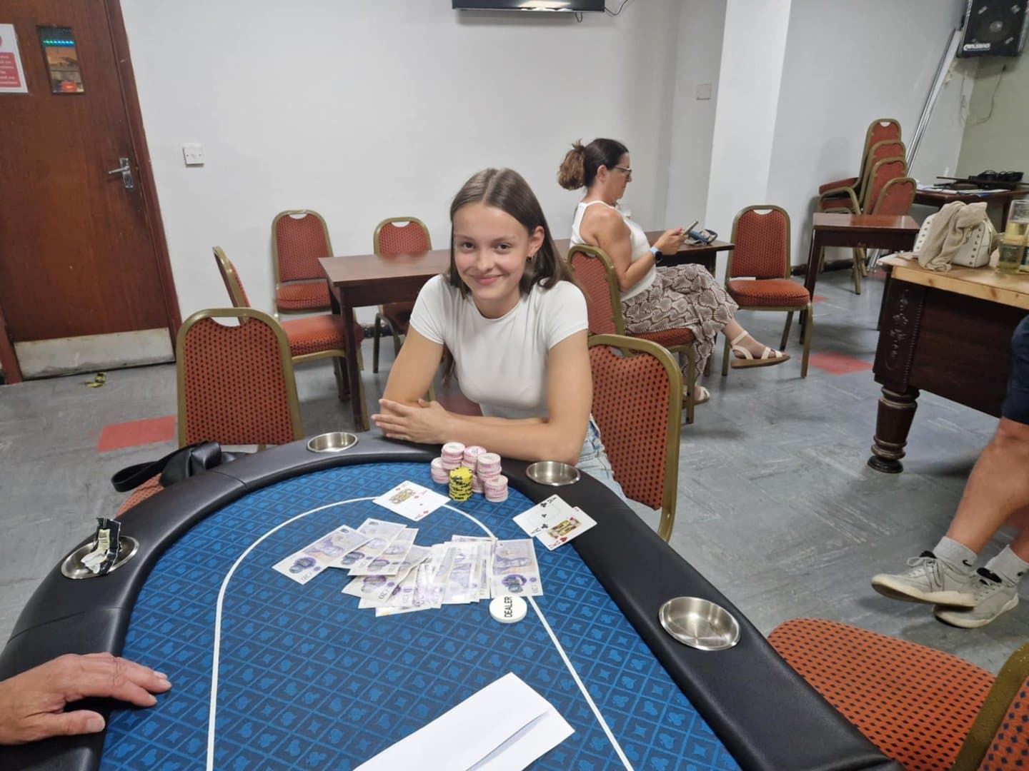 Milly Roberts winning Game 6