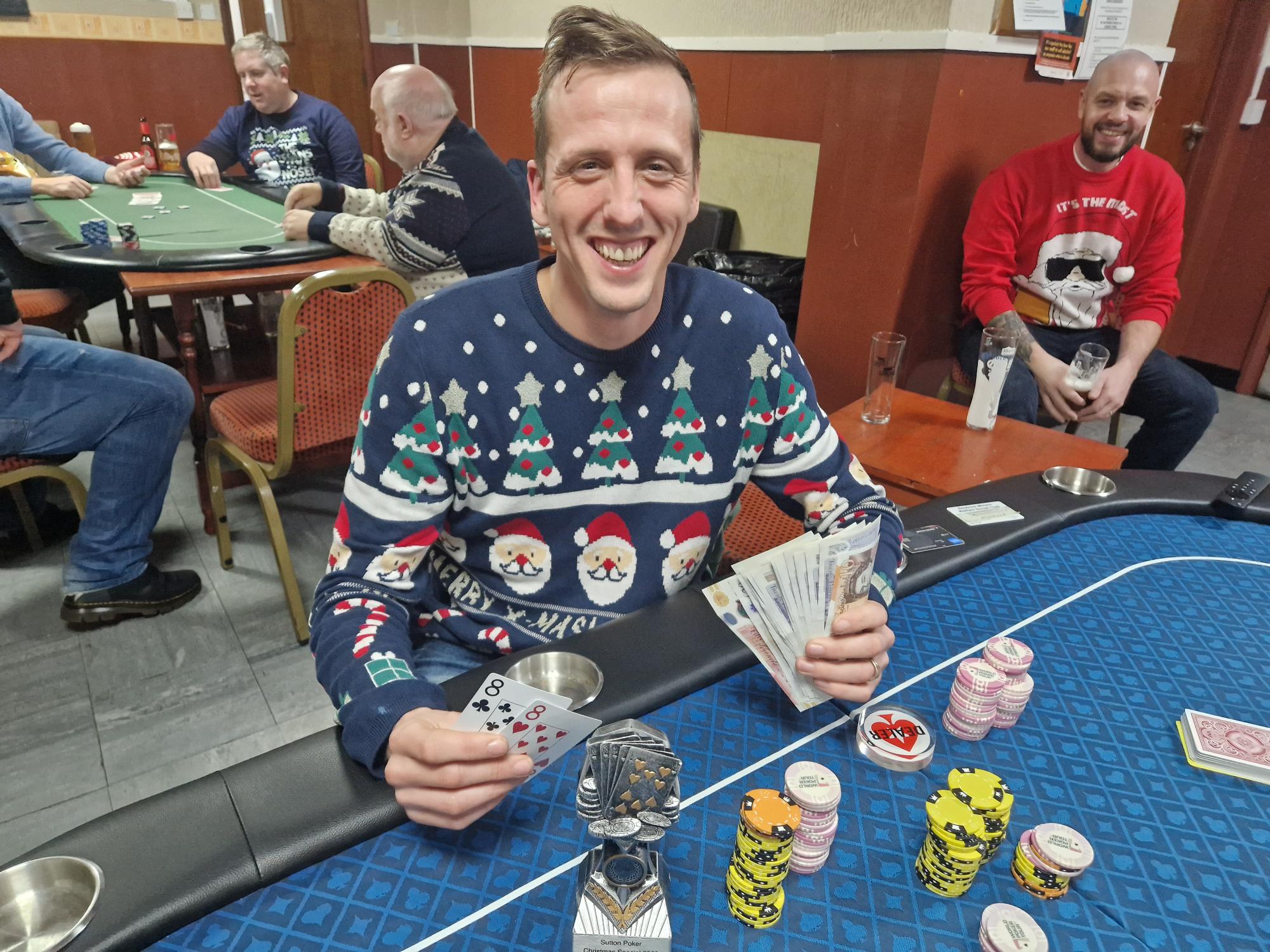 Rob Phillips - Sutton Poker 2023 Christmas Special Winner